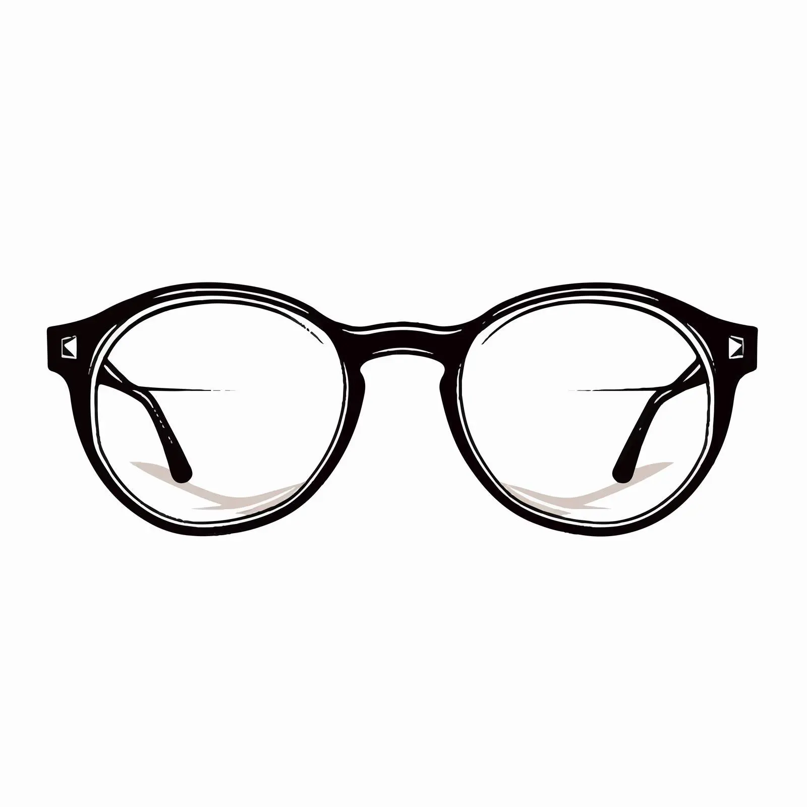 Outline Vector Illustration of Glasses – free optical image from Dotvec