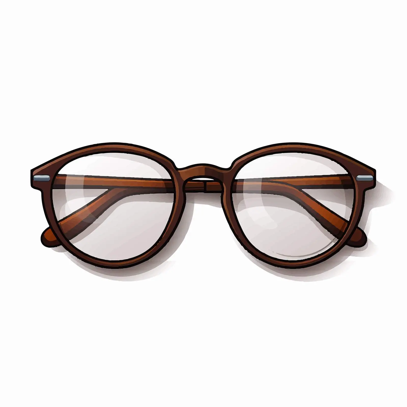 Stylish Glasses Vector Illustration on White Background – free optical image from Dotvec