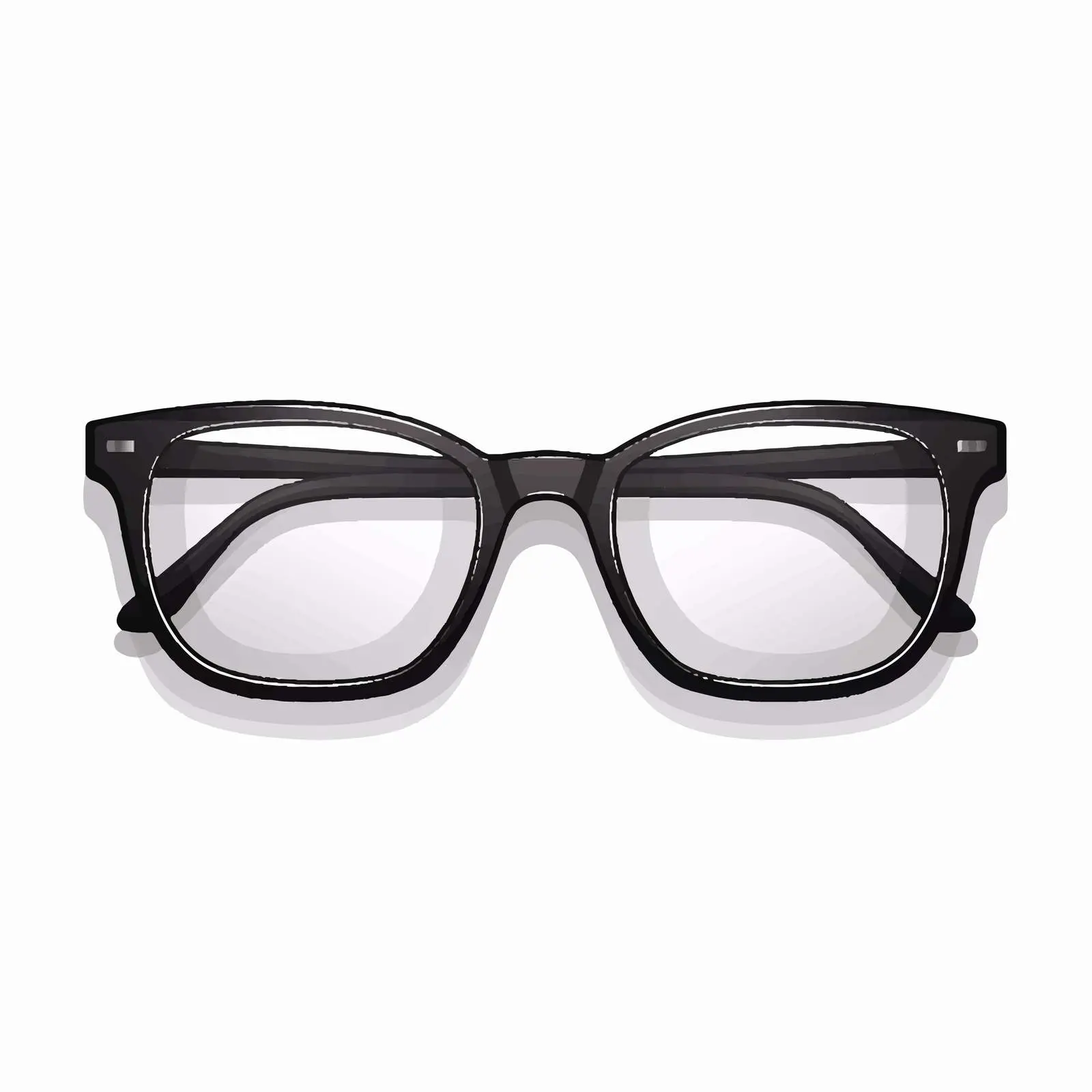 Stylish Glasses Vector Illustration on White Background – free optical image from Dotvec