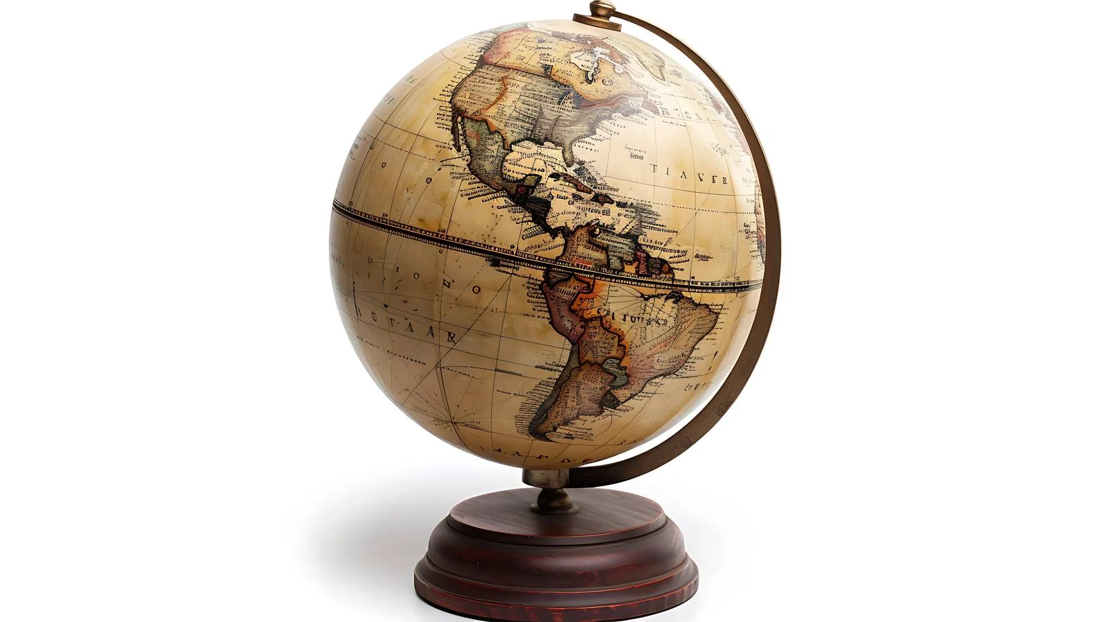 Vintage Style Globe Model for Travel — free download from Dotvec