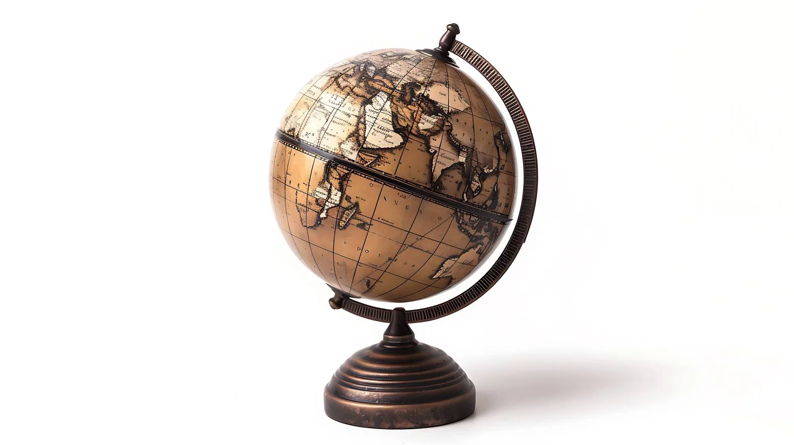 Vintage Globe Model for World Travel — free download from Dotvec