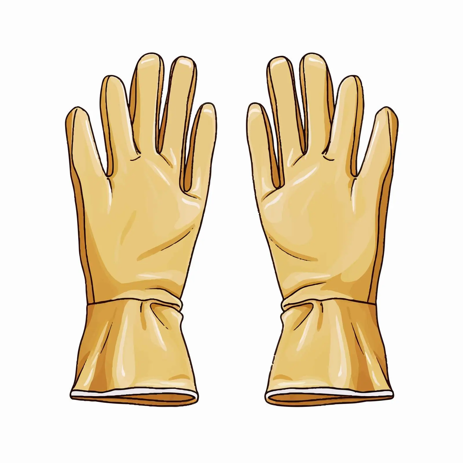Vector Illustration of Gloves on White Background — free download from Dotvec