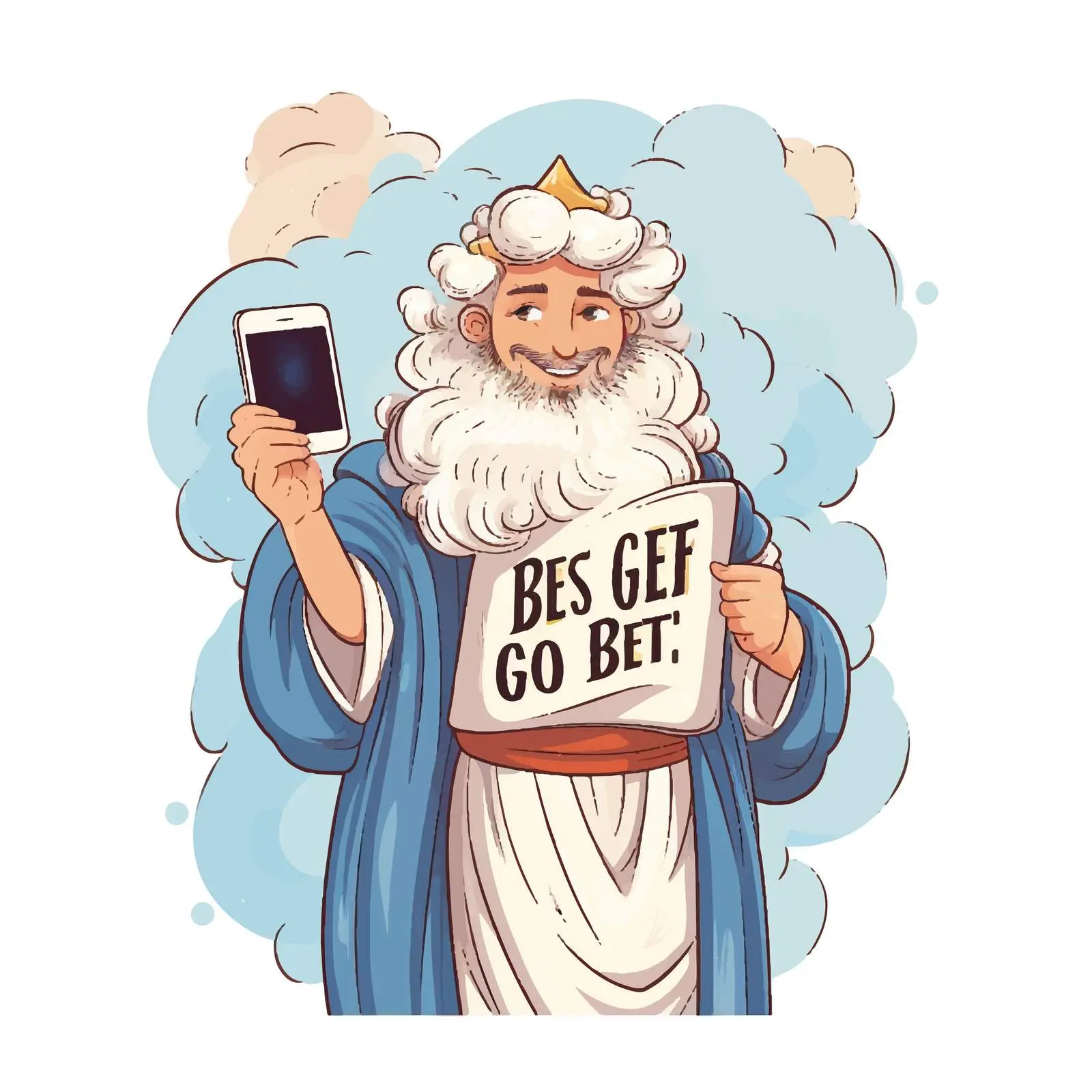 God Bless You Postcard with Bible Verse — free download from Dotvec