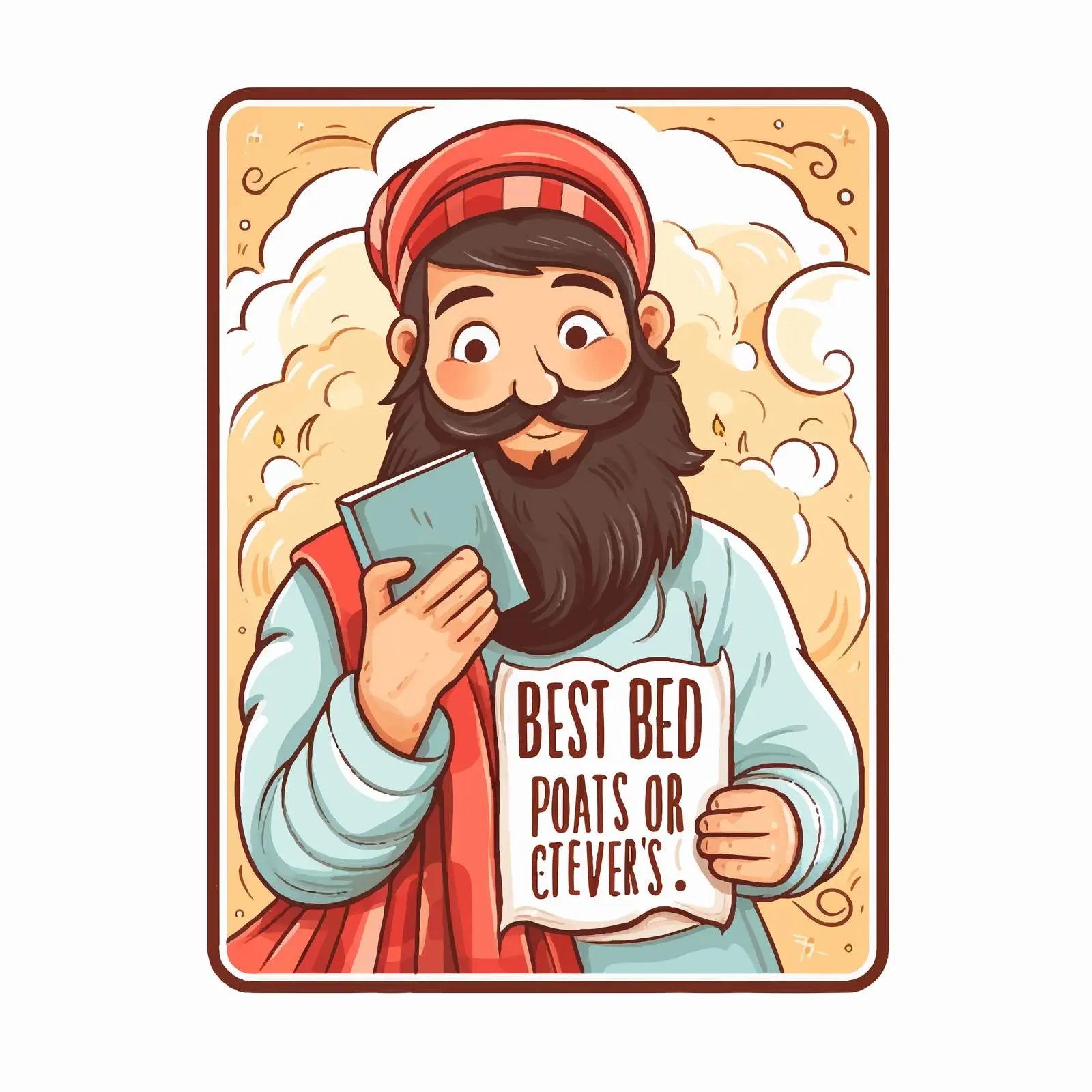 God Bless You Postcard with Bible Quote — free download from Dotvec