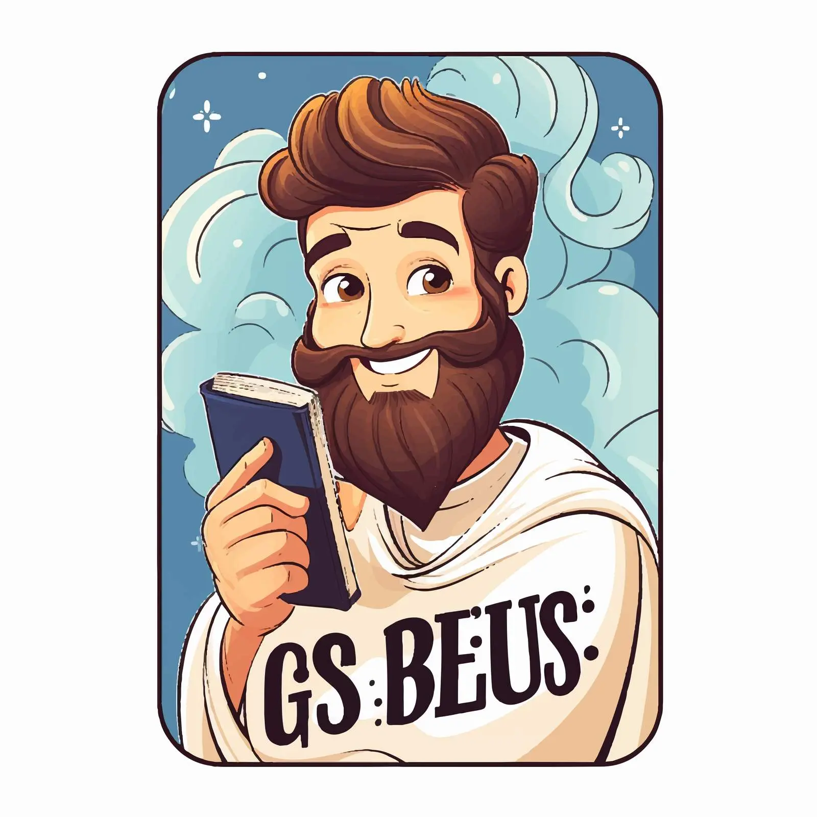 God Bless You Postcard with Bible Verse – free thoughtful image from Dotvec