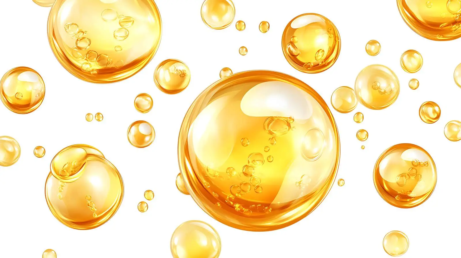 Luxurious Cosmetic Oil Bubbles Pill Image — free download from Dotvec