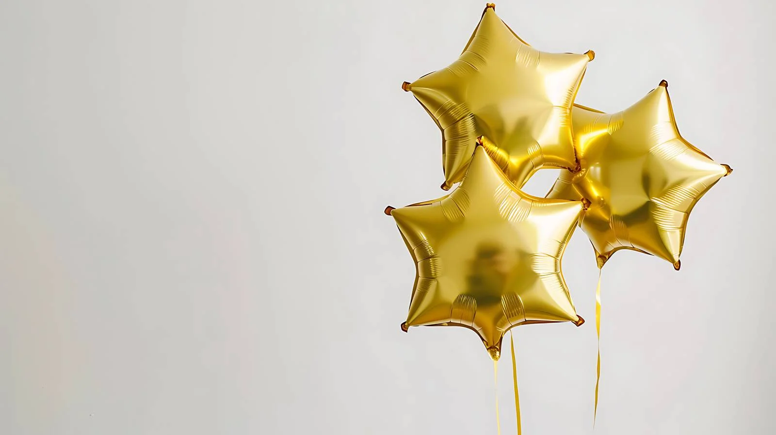 Golden Star Balloon Bright Background — free download from Dotvec