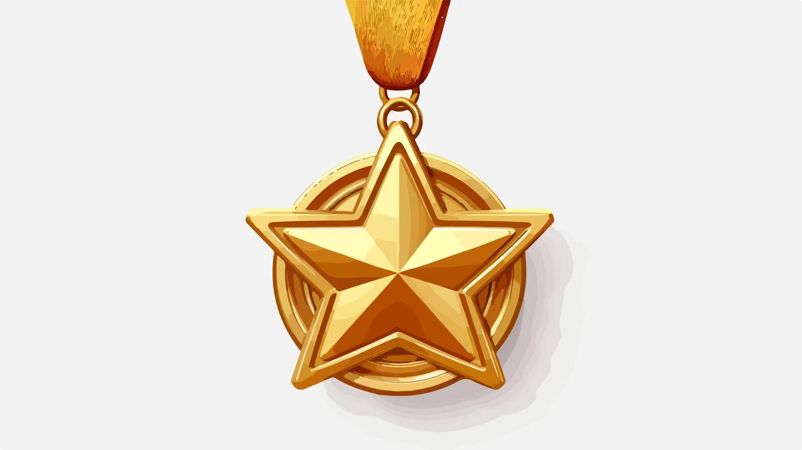 Star Gold Medal for Achievements — free download from Dotvec