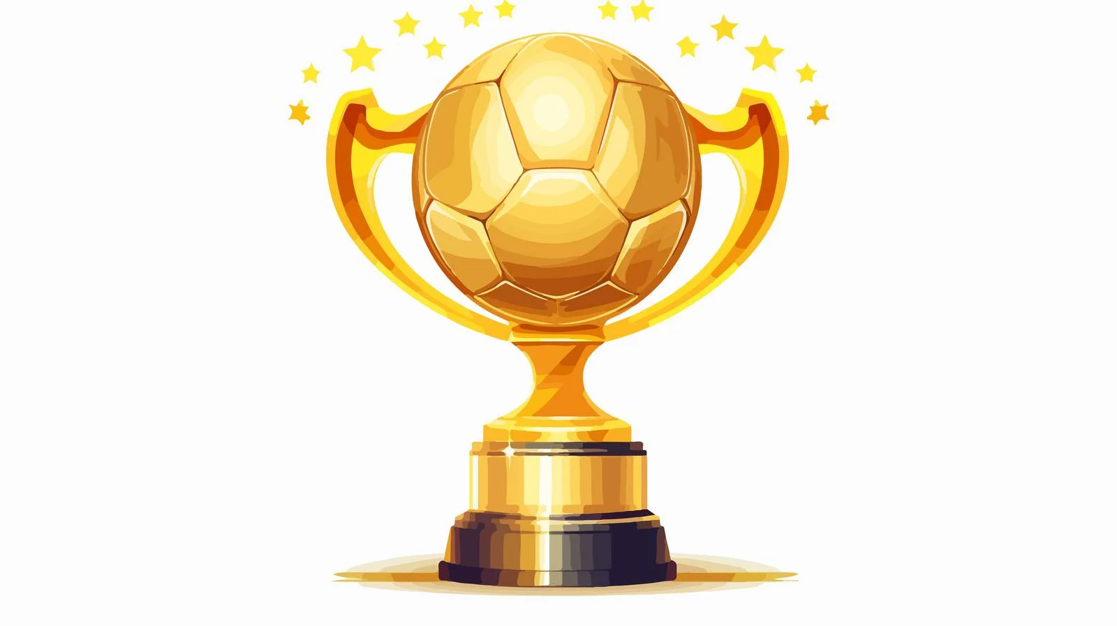 Exquisite Gold Soccer Trophy — free download from Dotvec