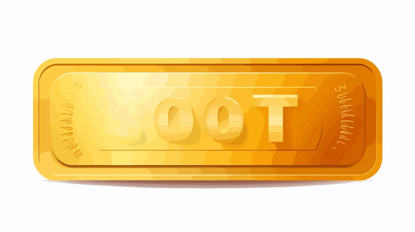 Golden Ticket Cartoon Illustration — free download from Dotvec