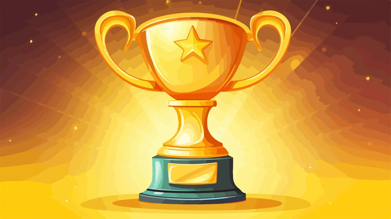 Exquisite Gold Trophy Design — free download from Dotvec