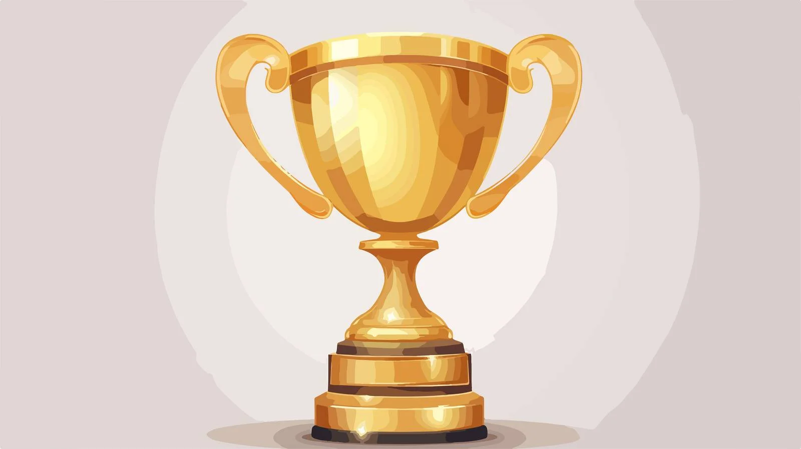 Exquisite Gold Cartoon Trophy — free download from Dotvec