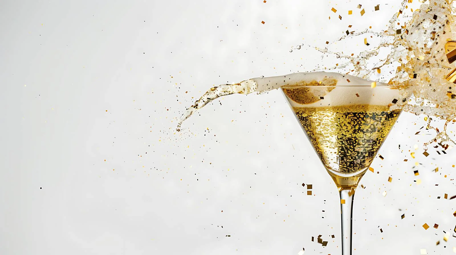 Elegant Champagne Pouring Shimmering Gold Glitter — free download from Dotvec