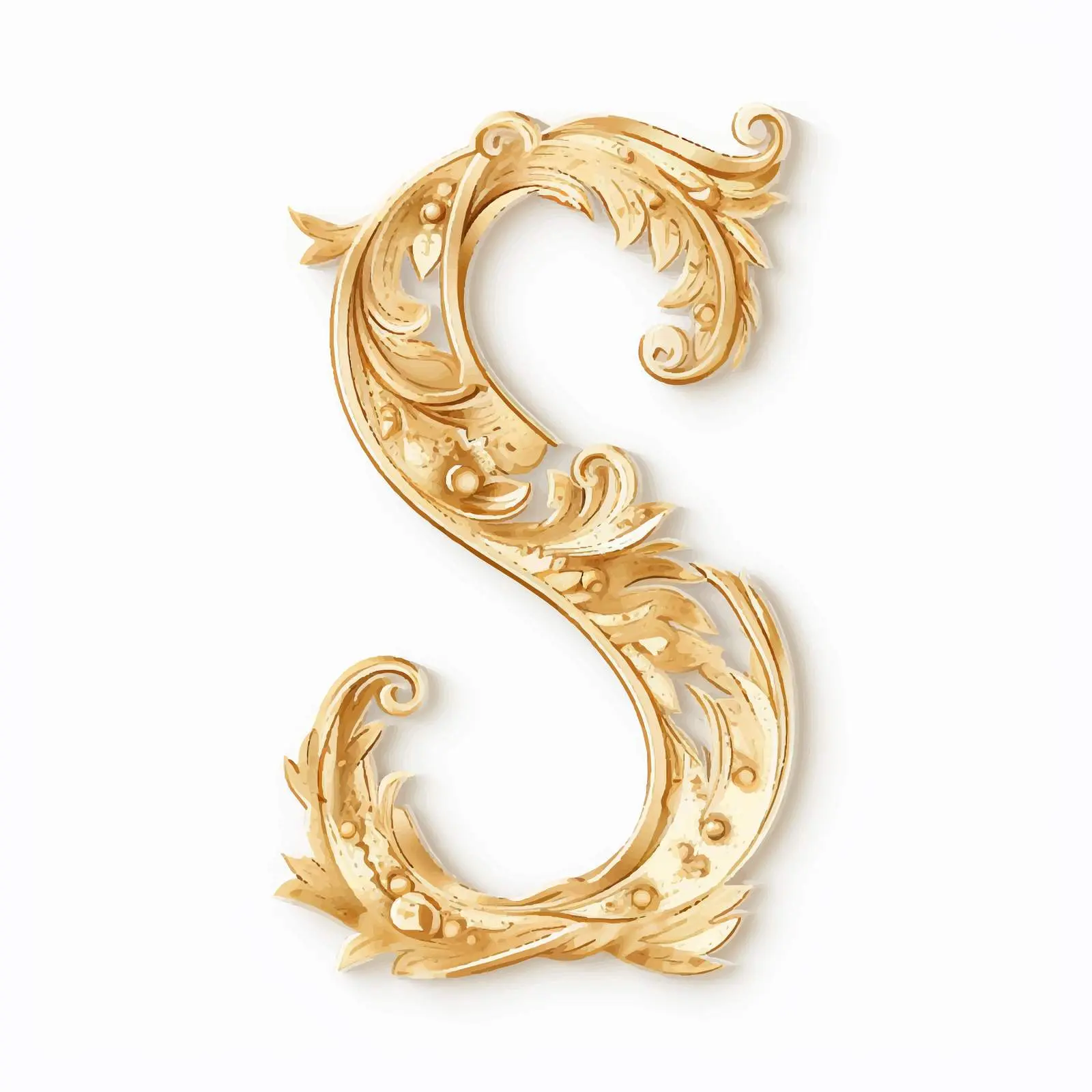 Bright Scrapbook Tag with Latin Letter S – free scrapbooking supplies image from Dotvec