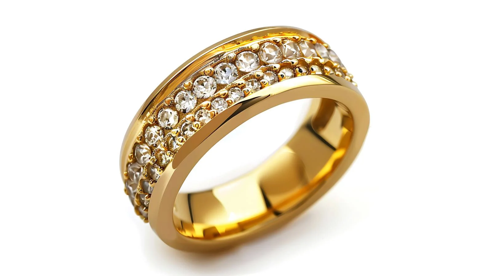 Elegant Diamond Ring on White Background — free download from Dotvec