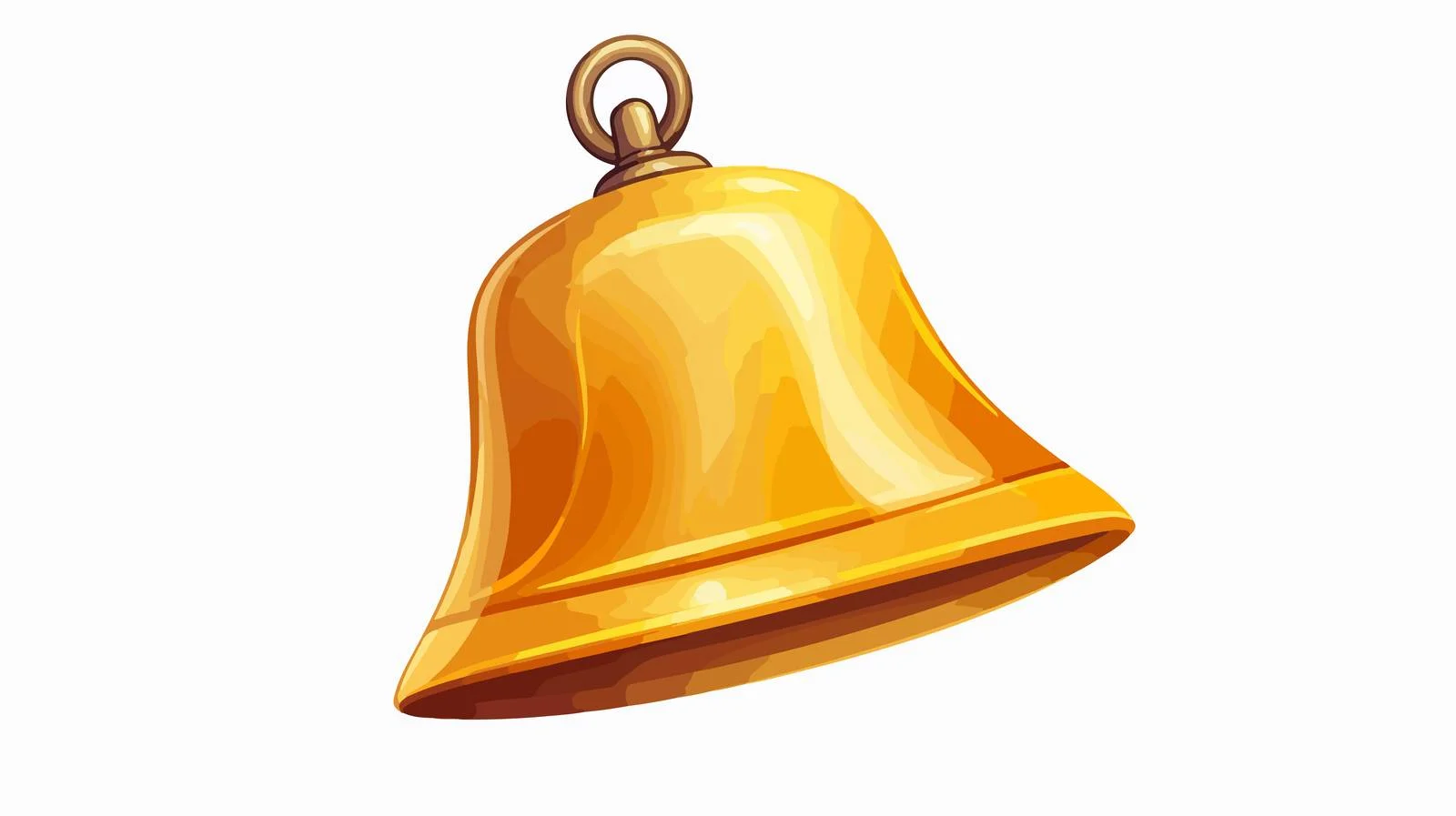 Exquisite Golden Hand Bell — free download from Dotvec