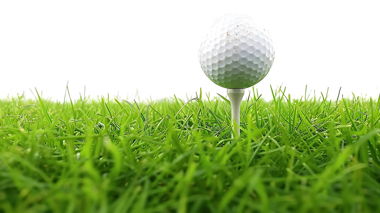 Close-up of Golf Ball on Tee — free download from Dotvec