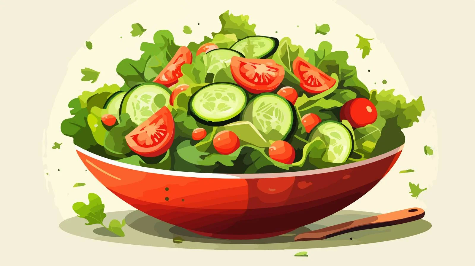 Nutritious Salad Ingredients — free download from Dotvec