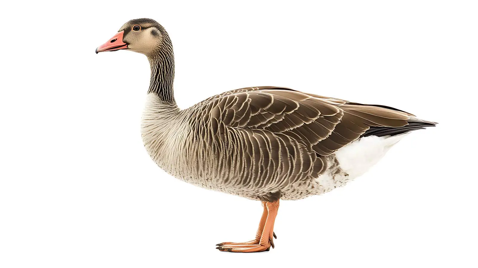 Elegant Goose on White Background — free download from Dotvec