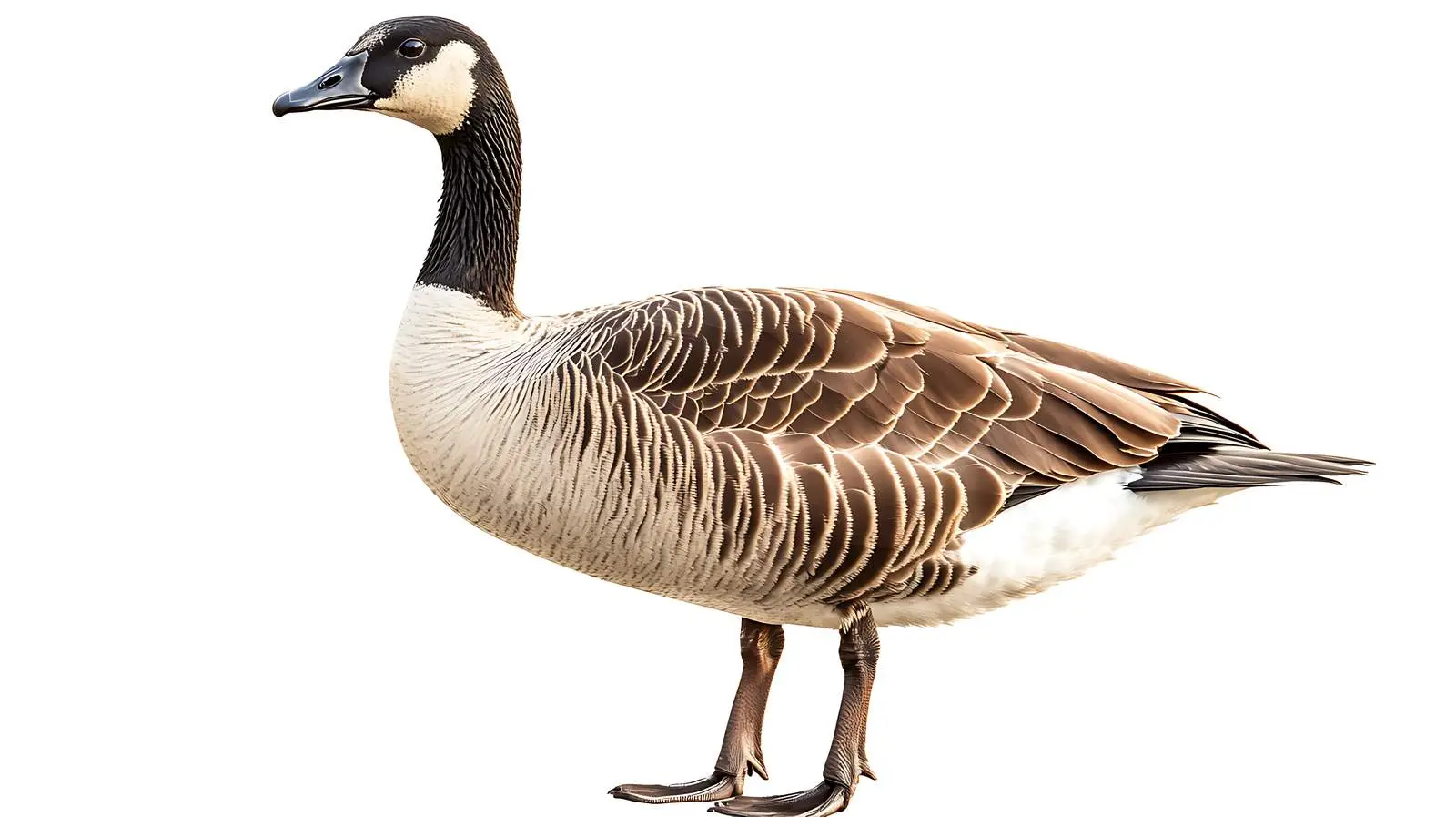 Elegant Goose on White Background — free download from Dotvec