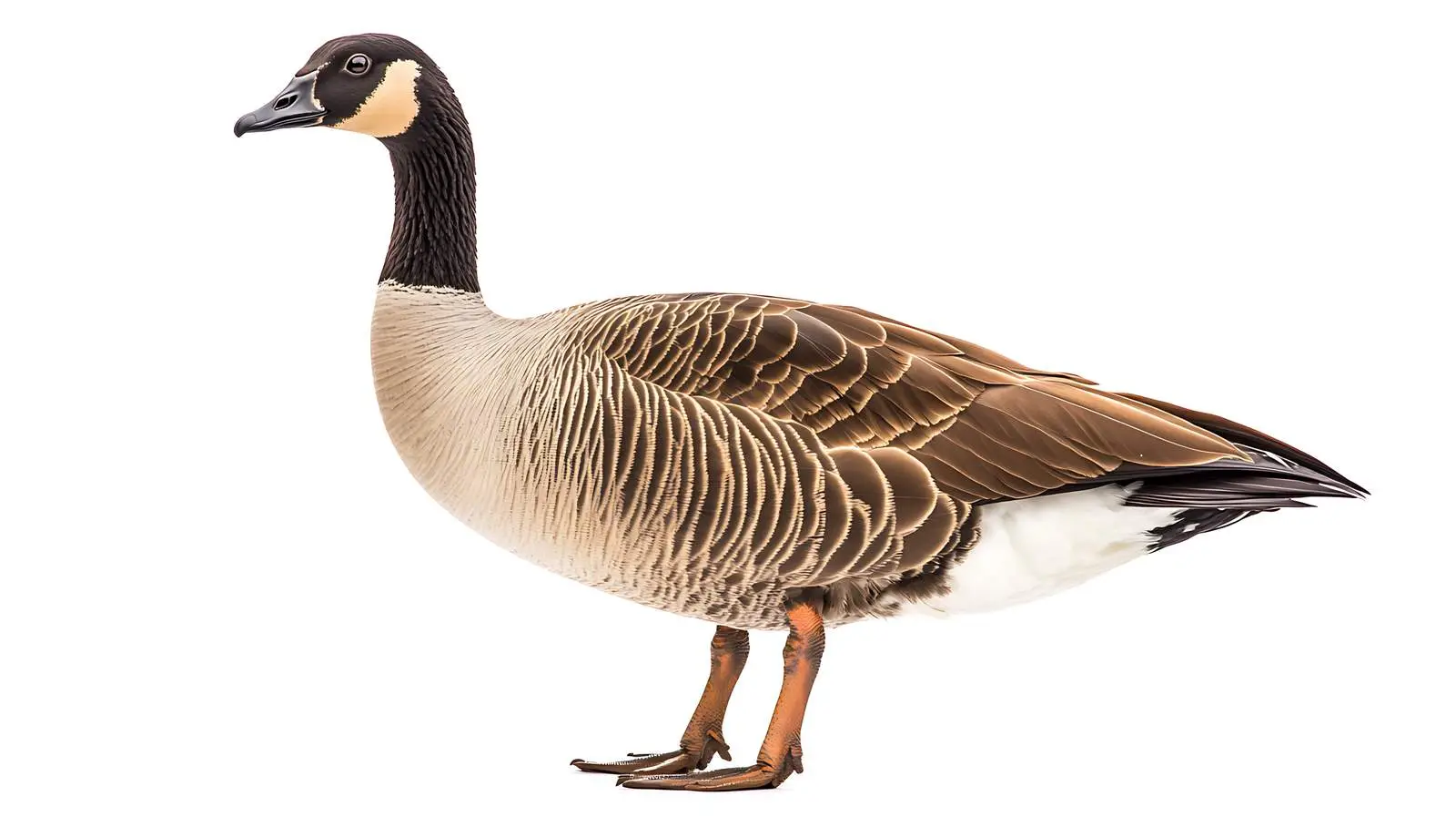 Graceful Goose Isolated on White — free download from Dotvec