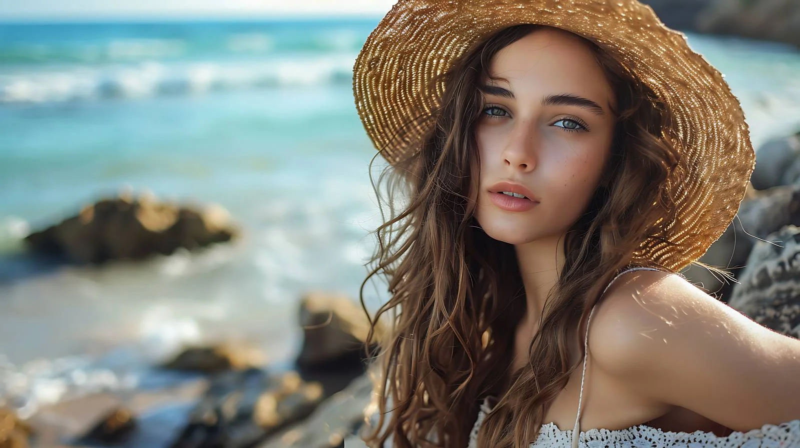 Stylish Model Beach Photoshoot — free download from Dotvec