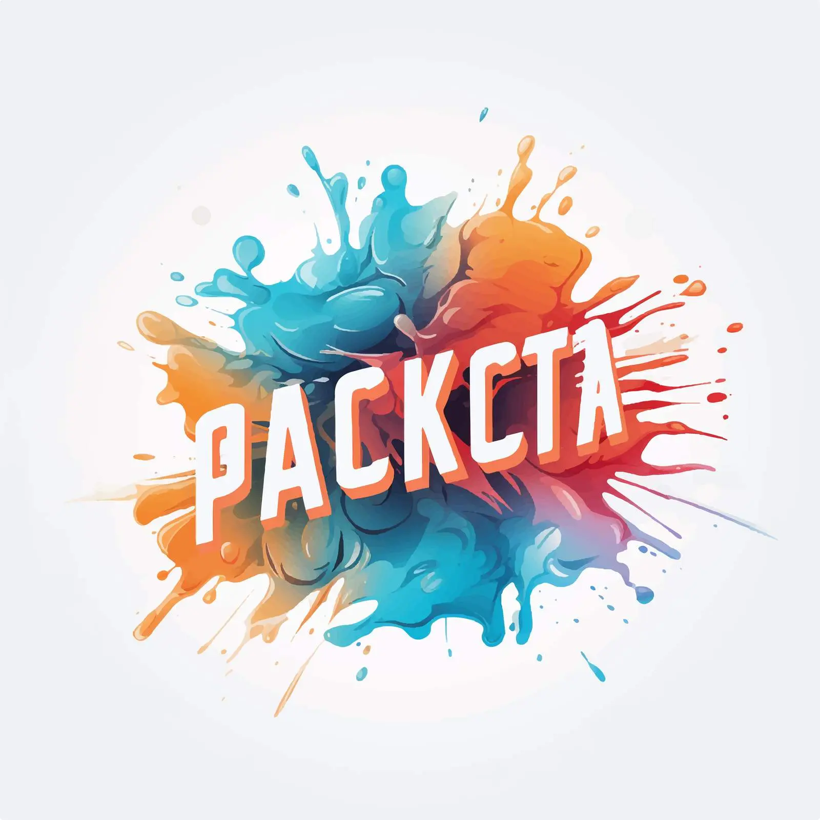 Gradient Attack Logo Design Vector Illustration — free download from Dotvec