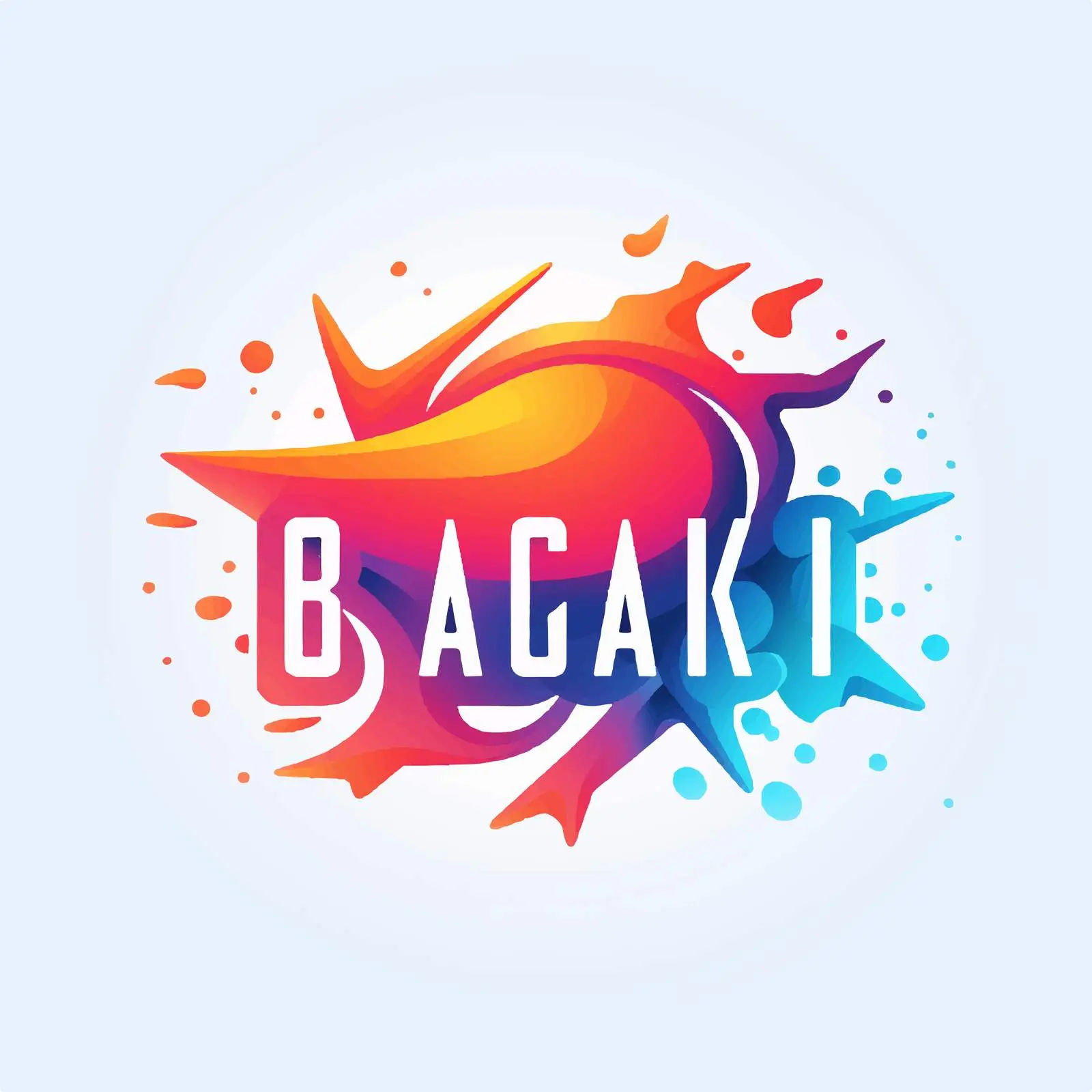 Gradient Attack Word Logo Design Illustration — free download from Dotvec