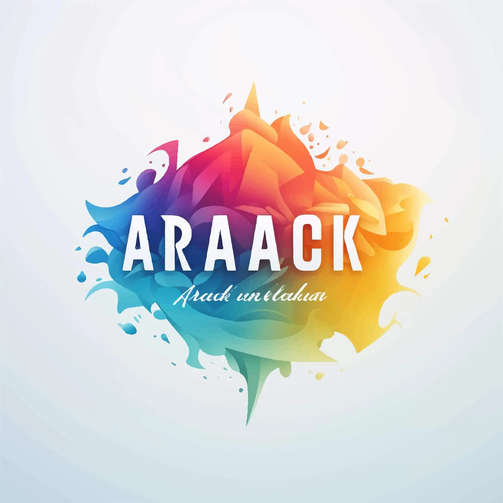 Gradient Attack Logo Design Illustration Vector — free download from Dotvec