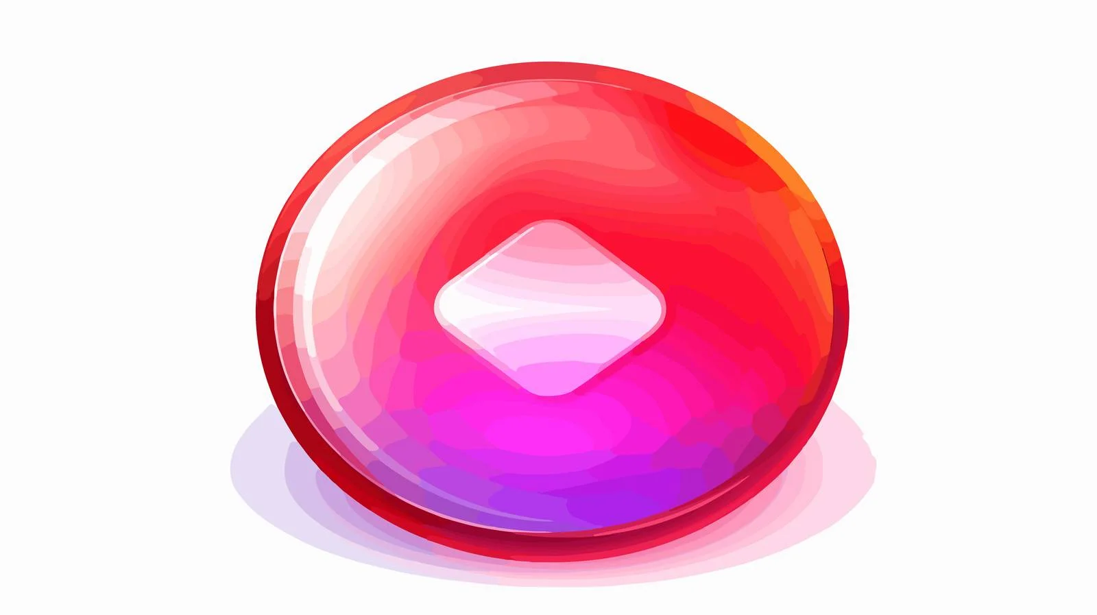 Play Button Cartoon Illustration — free download from Dotvec