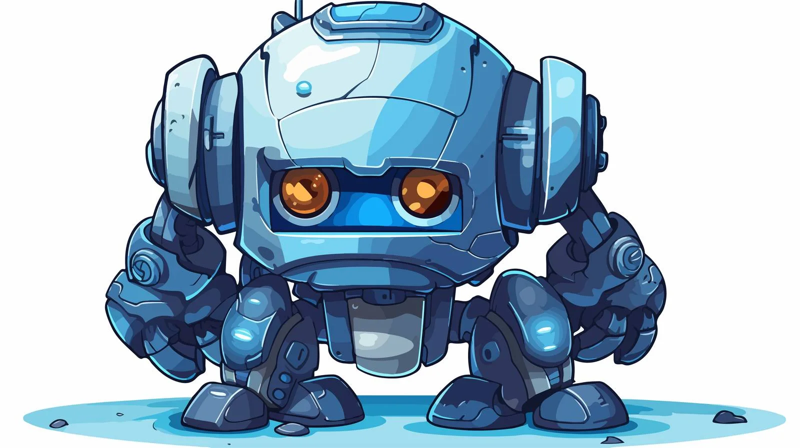 Robot Malfunction Cartoon Image — free download from Dotvec