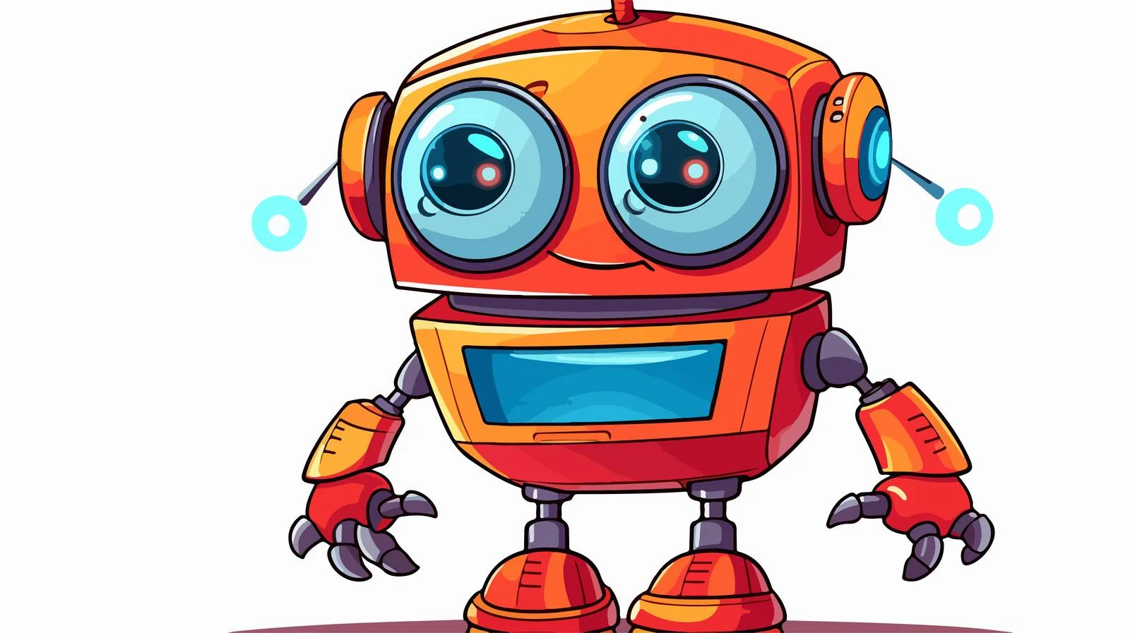 Voltage Crisis Robot Illustration — free download from Dotvec