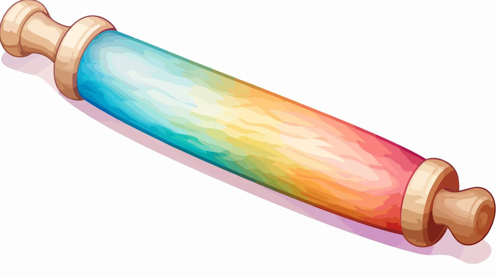 Rolling Pin Cartoon Illustration — free download from Dotvec