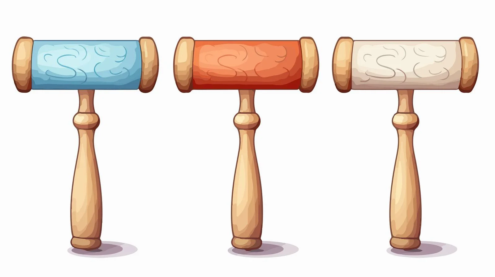 Rolling Pin Cartoon Illustration — free download from Dotvec