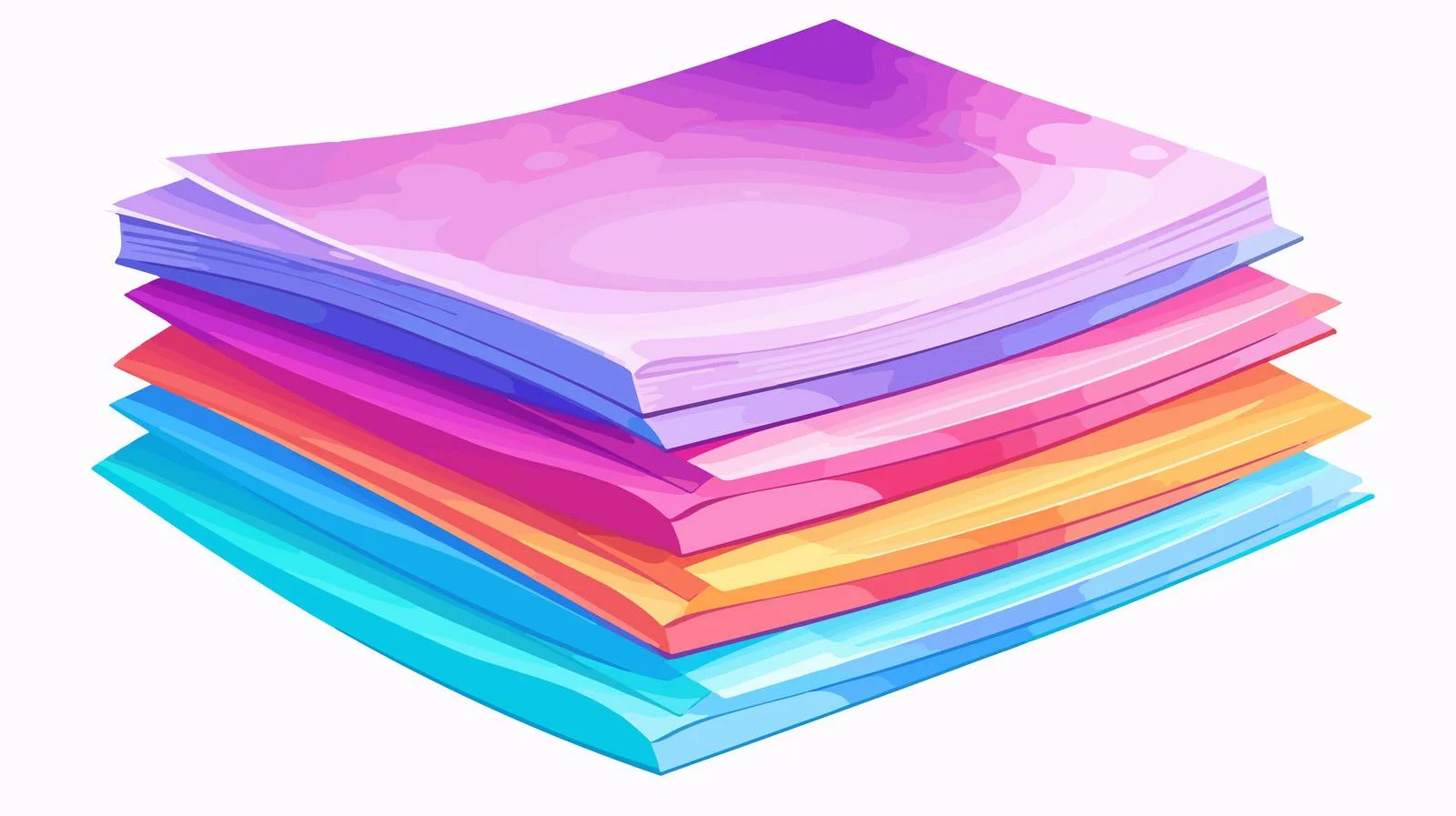 Stacked Papers Cartoon Illustration — free download from Dotvec