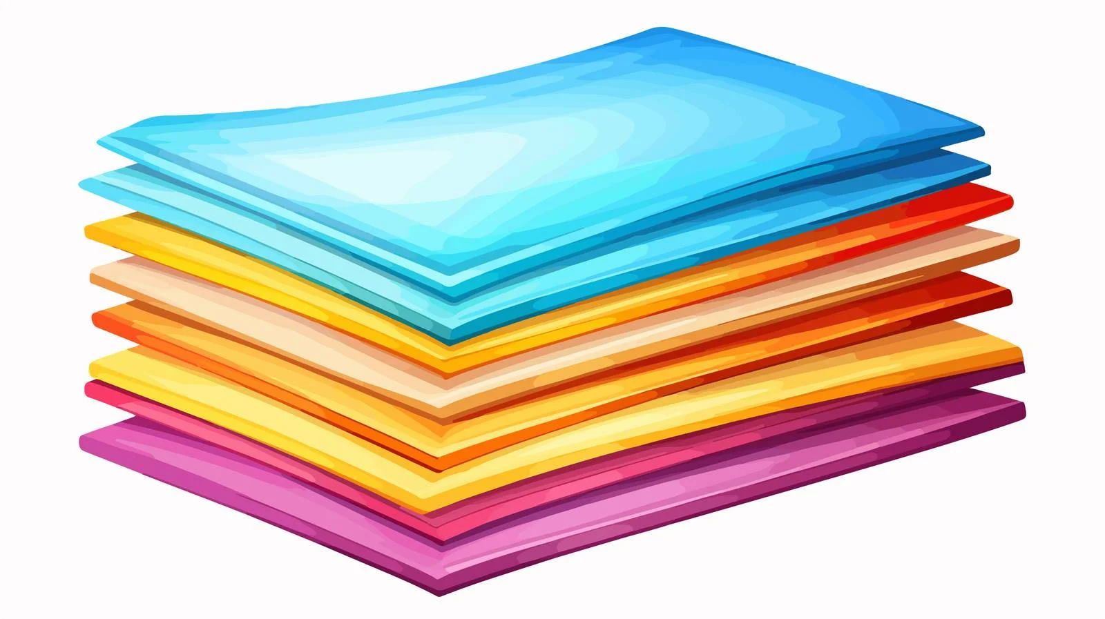 Stacked Papers Cartoon Illustration — free download from Dotvec