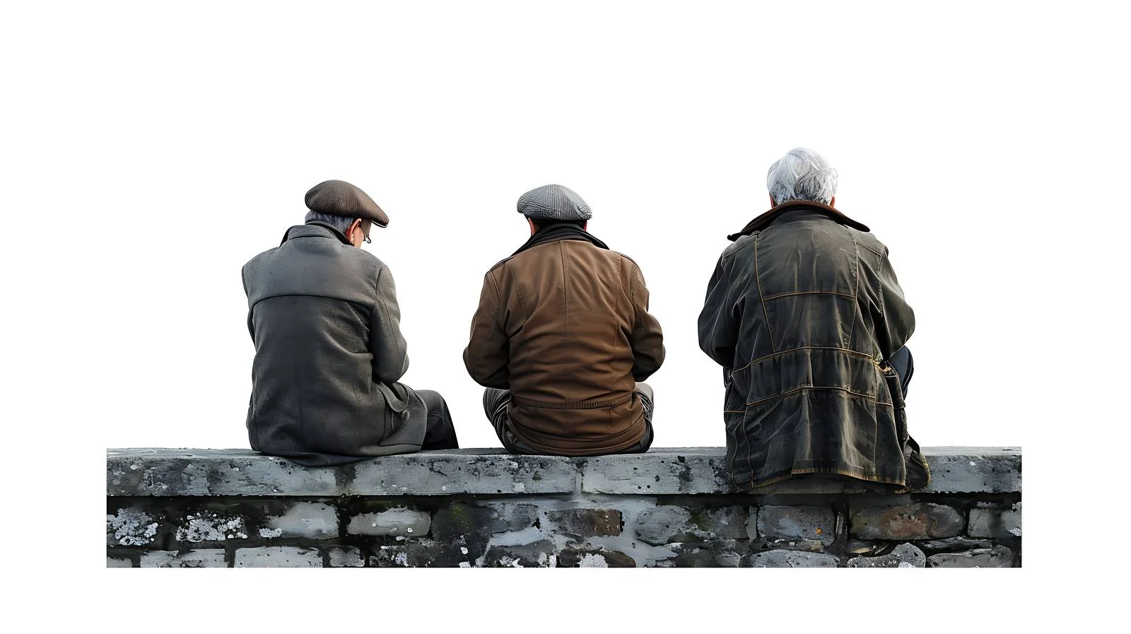 Three Generations Relaxing on Wall — free download from Dotvec