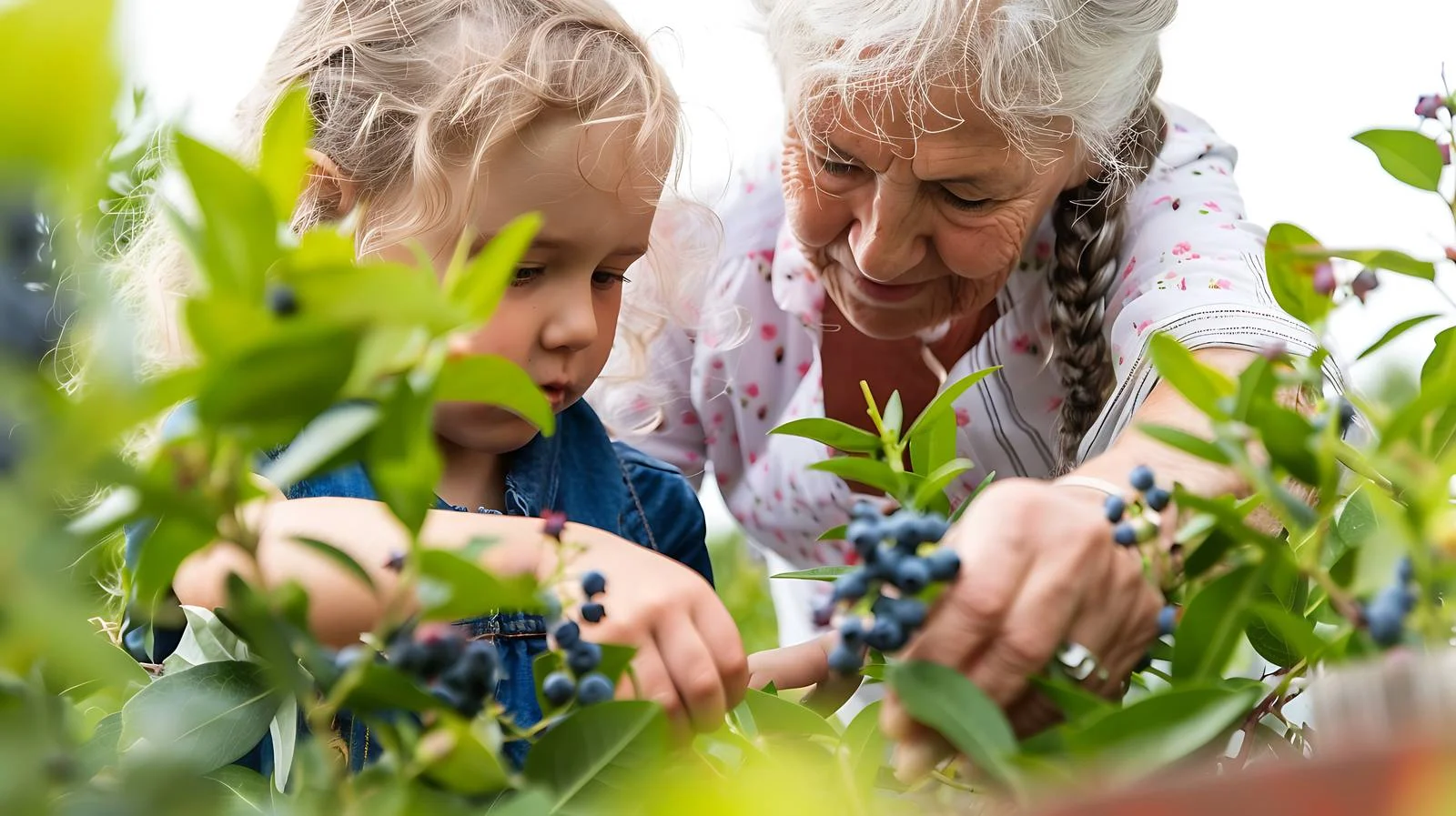 Multi-generational Harvesting of Blueberries — free download from Dotvec