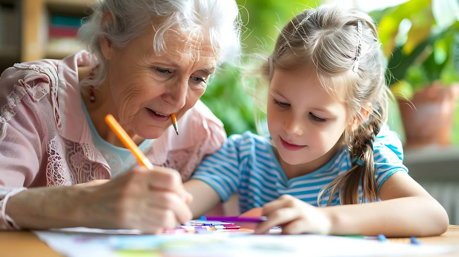 Generational Bonding While Painting — free download from Dotvec