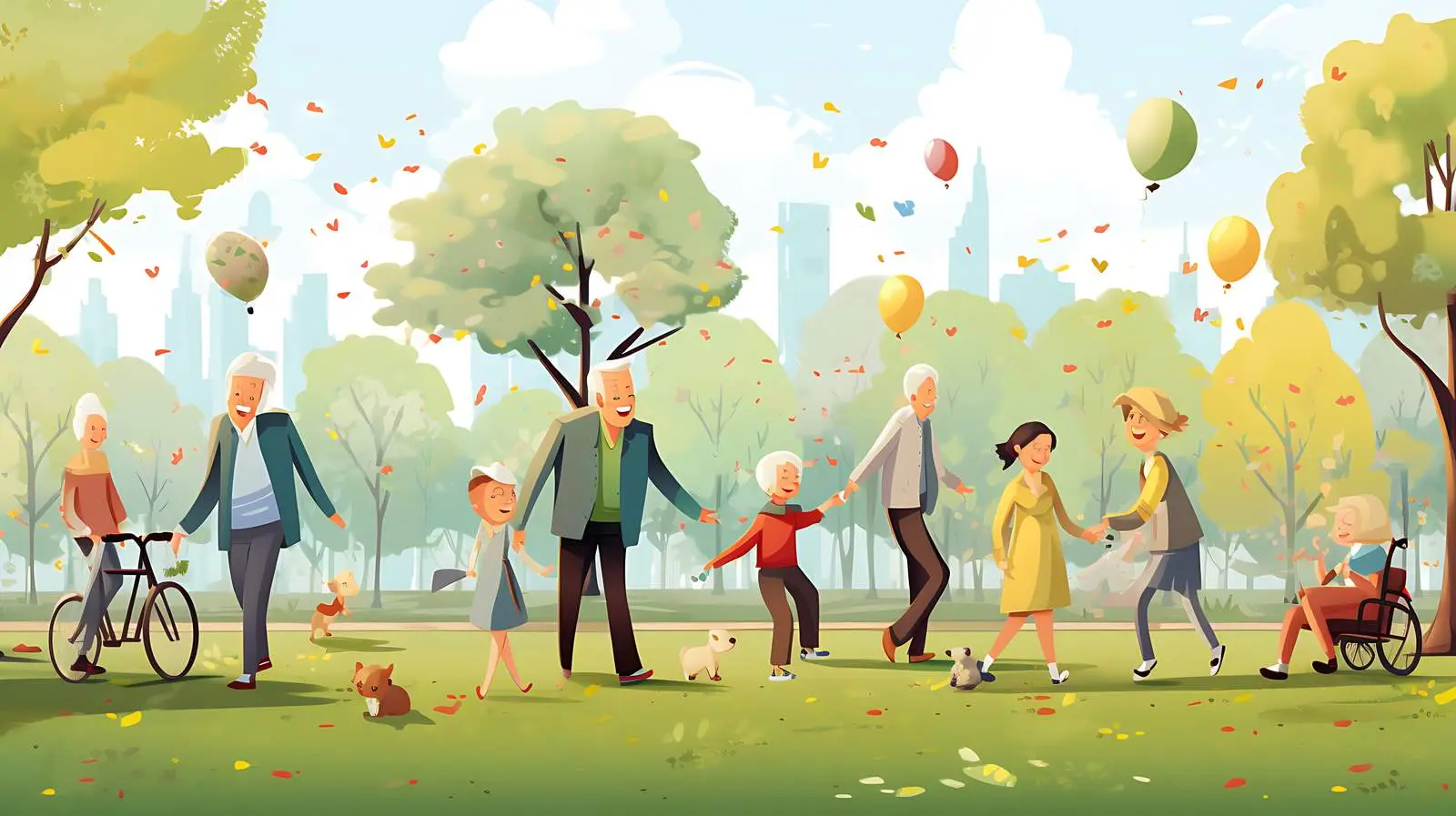Quality Time with Grandparents — free download from Dotvec