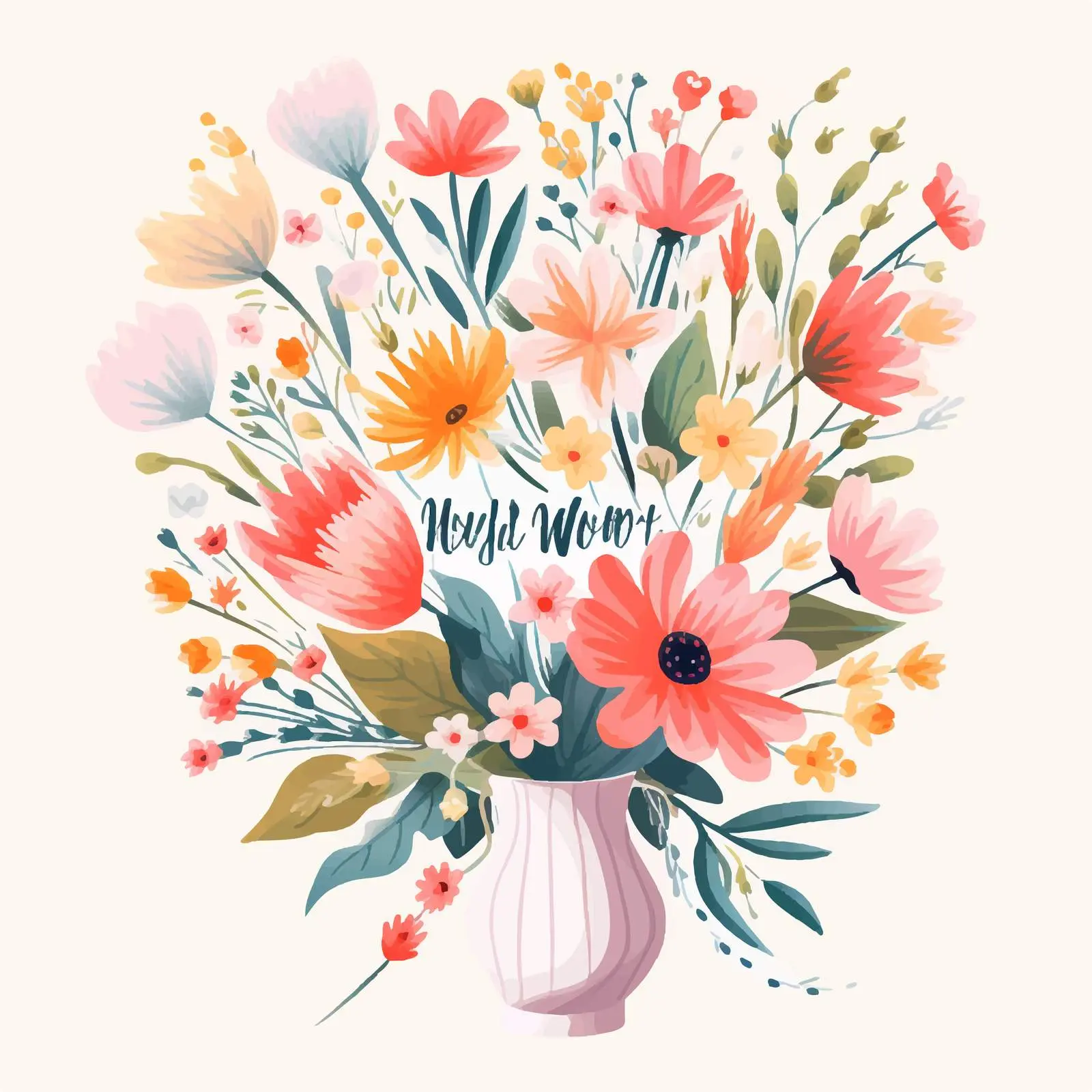 Elegant Mother's Day Greeting Card Design — free download from Dotvec