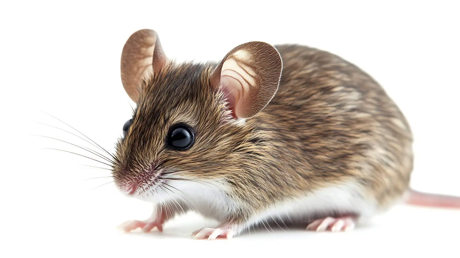 Common House Mouse Isolated on White — free download from Dotvec