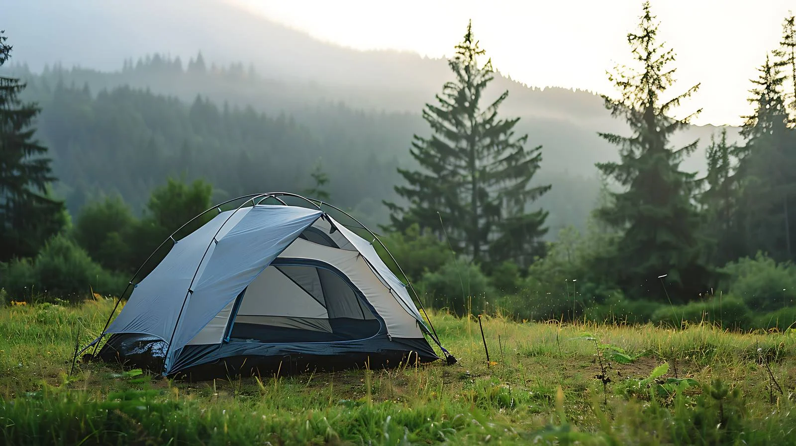 Forest Camping Scene — free download from Dotvec