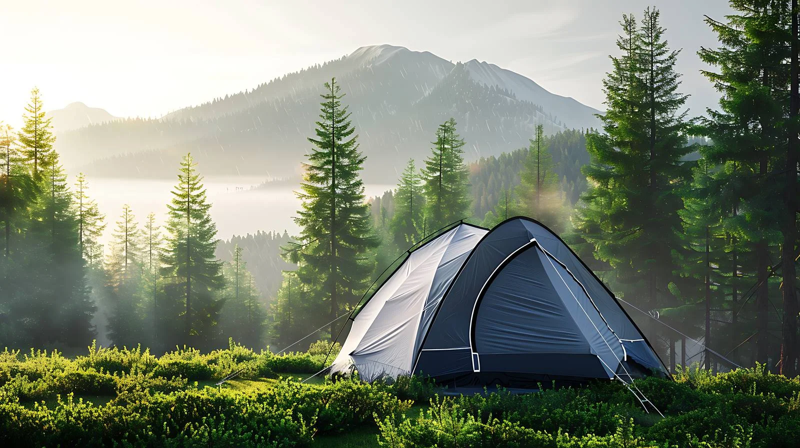 Forest Tent View — free download from Dotvec