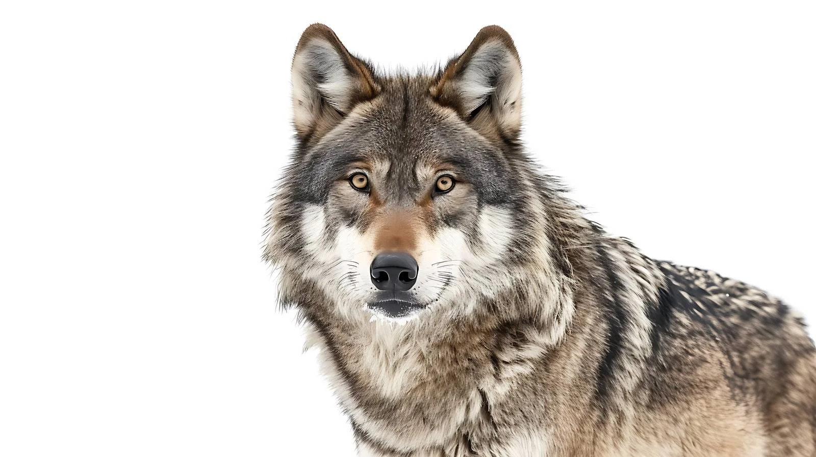 Majestic Gray Wolf Canis Lupus Isolated — free download from Dotvec