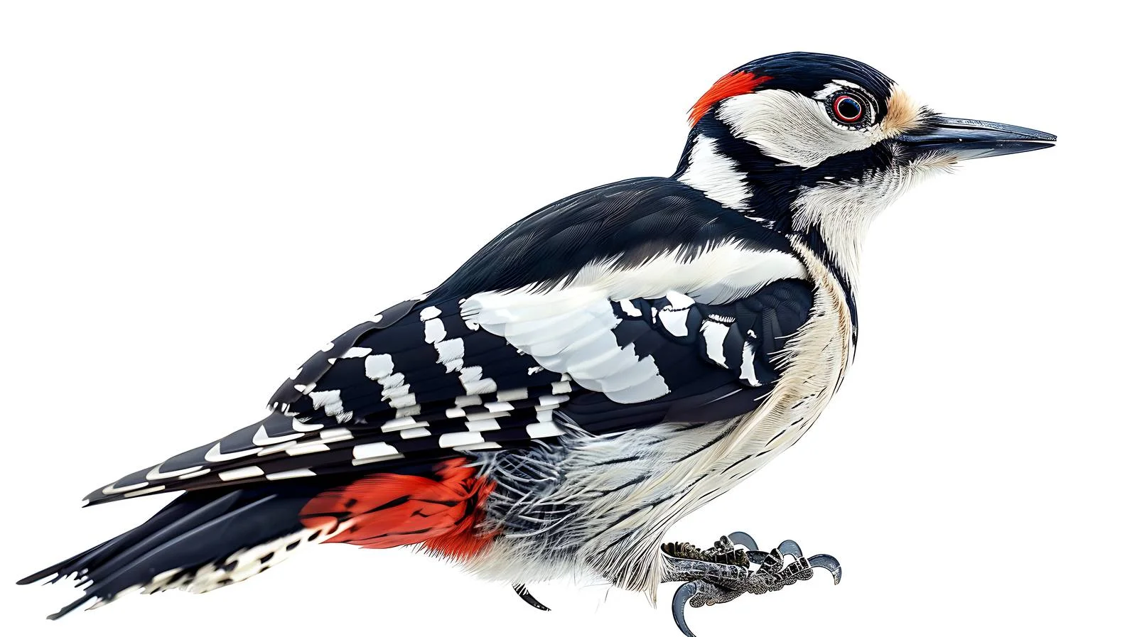 Isolated Great Spotted Woodpecker Bird — free download from Dotvec