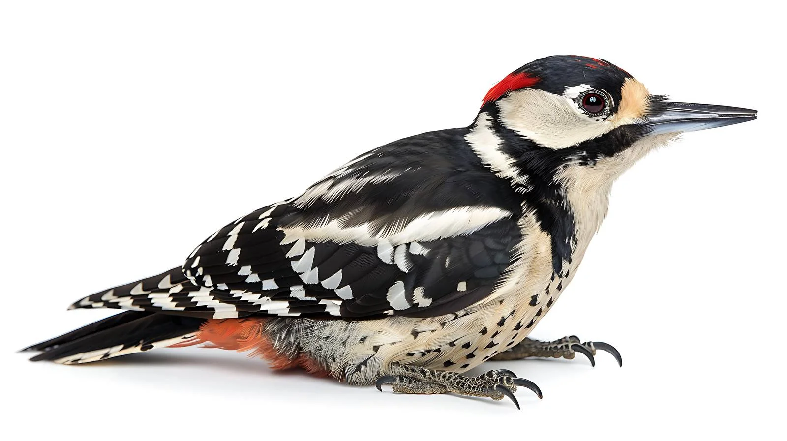 Majestic Greater Spotted Woodpecker Isolated Image — free download from Dotvec