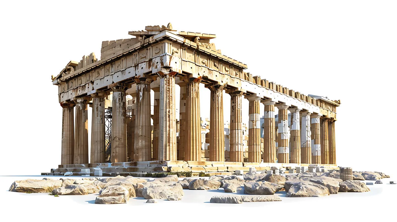 Elegant Greece on White Background — free download from Dotvec