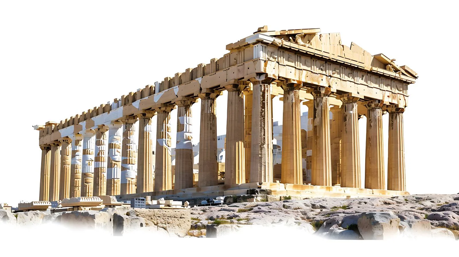 Greece National Flag on White Background — free download from Dotvec