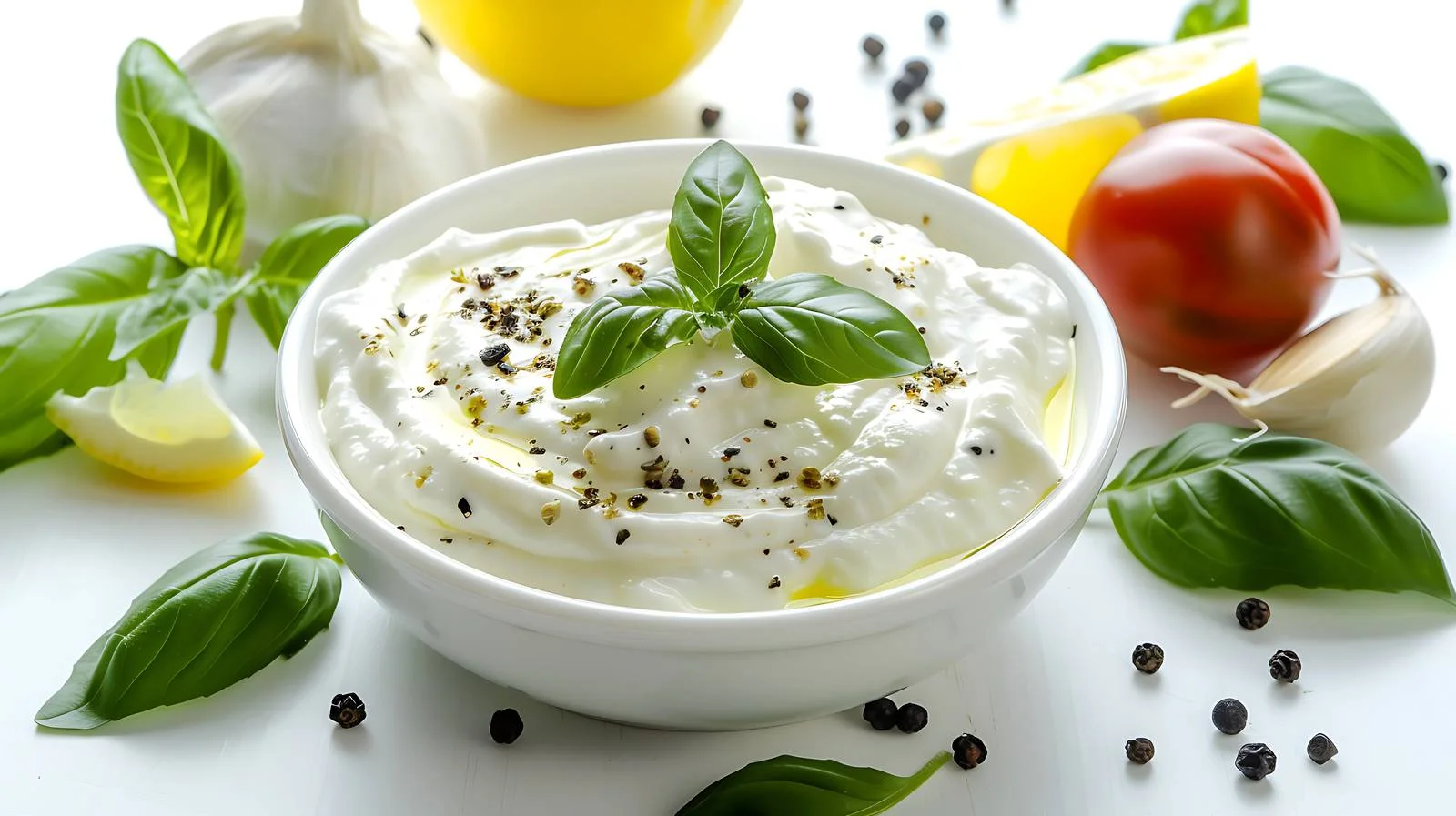 Greek Yogurt Pepper Sauce Starter — free download from Dotvec